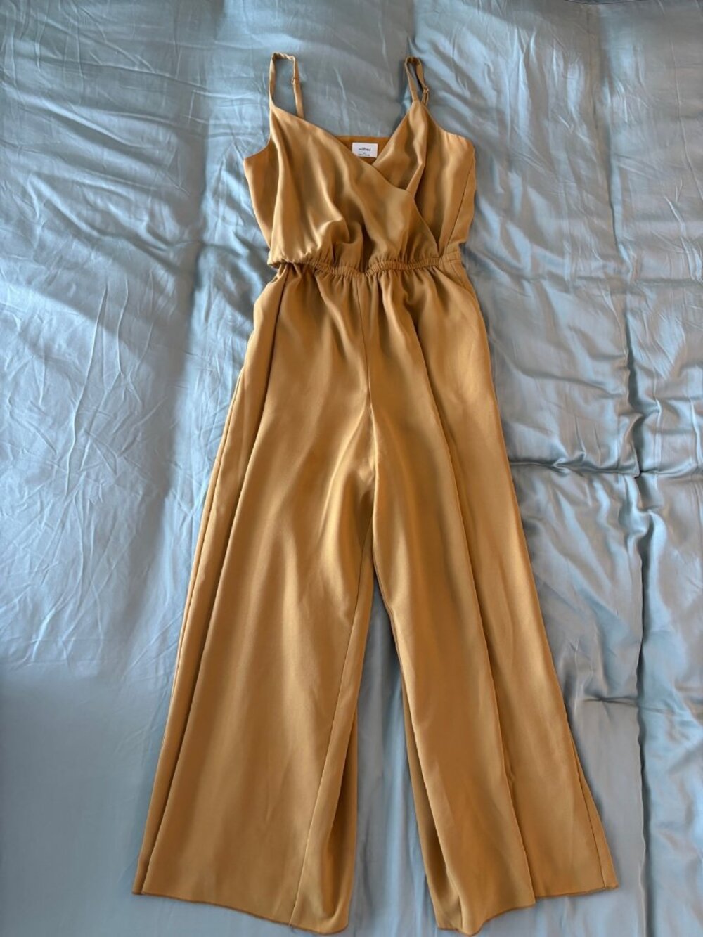 Wilfred Gold Wide-Leg Jumpsuit - XS
